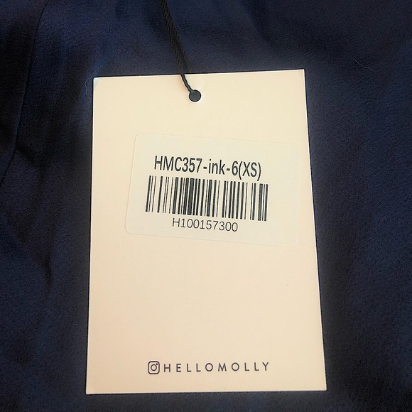 HELLO MOLLY BLUE MINI DRESS - Picture 3 of 3